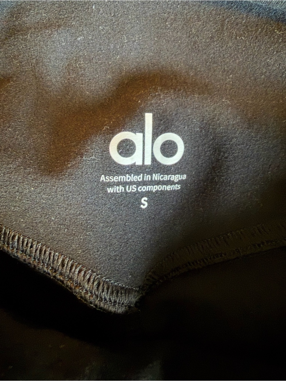 ALO Yoga Alo High-Waist Airbrush Leggings Ribbed Waistband/Ankle– Black Small - Picture 7 of 7